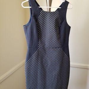 Banana Republic Blue and White Dress Sz 8P EUC